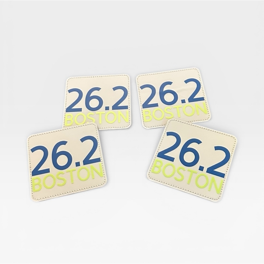 4 Boston Marathon 26.2 Drink Coasters